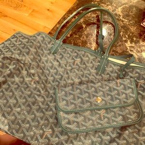Goyard Paris Tote and matching wallet